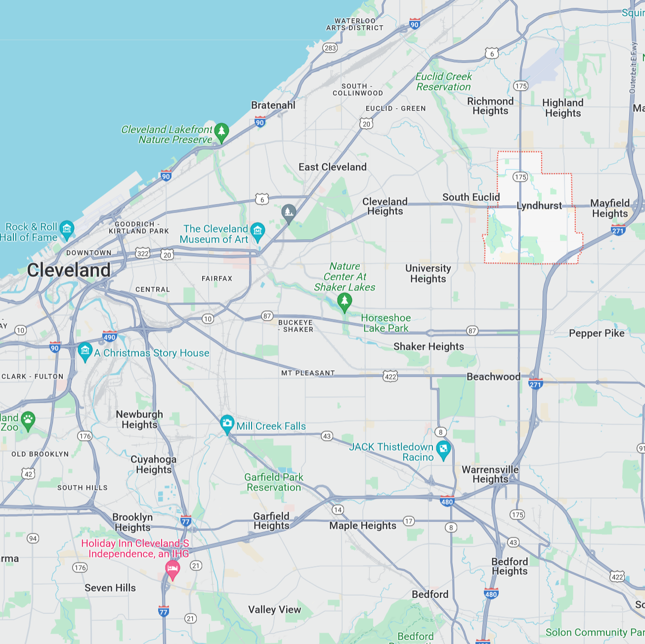 Shuttle Van and Black Car Services in Lyndhurst, OH